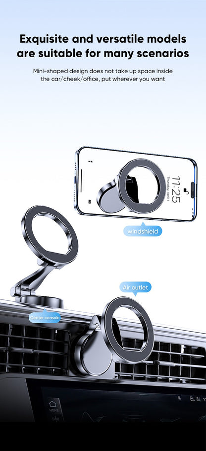 Suporte para telefone veicular 1080 Magsafe Suporte móvel para o carro Suporte para celular no carro para iPhone 17 16 Pro Max Plus