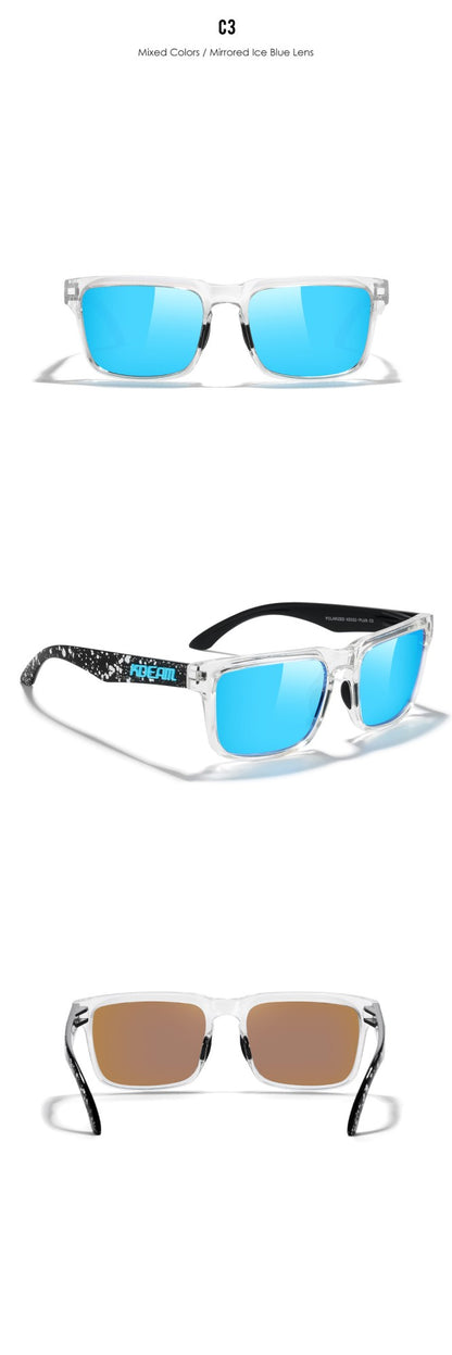 KDEAM PLUS Size Fishing Sunglasses Men 64mm Width Larger Size Polarized Sunglasses For Driving Night Vision Goggles