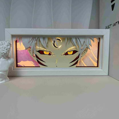 Anime Cartoon series paper-cut light room bedroom night light atmosphere light remote control colorful light box