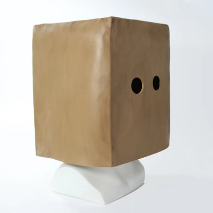Simulation Cube Latex Full Head Covering Nightmare Game Cosplay Mono Face Shield Masquerade Festival Party Funny Adult Mask