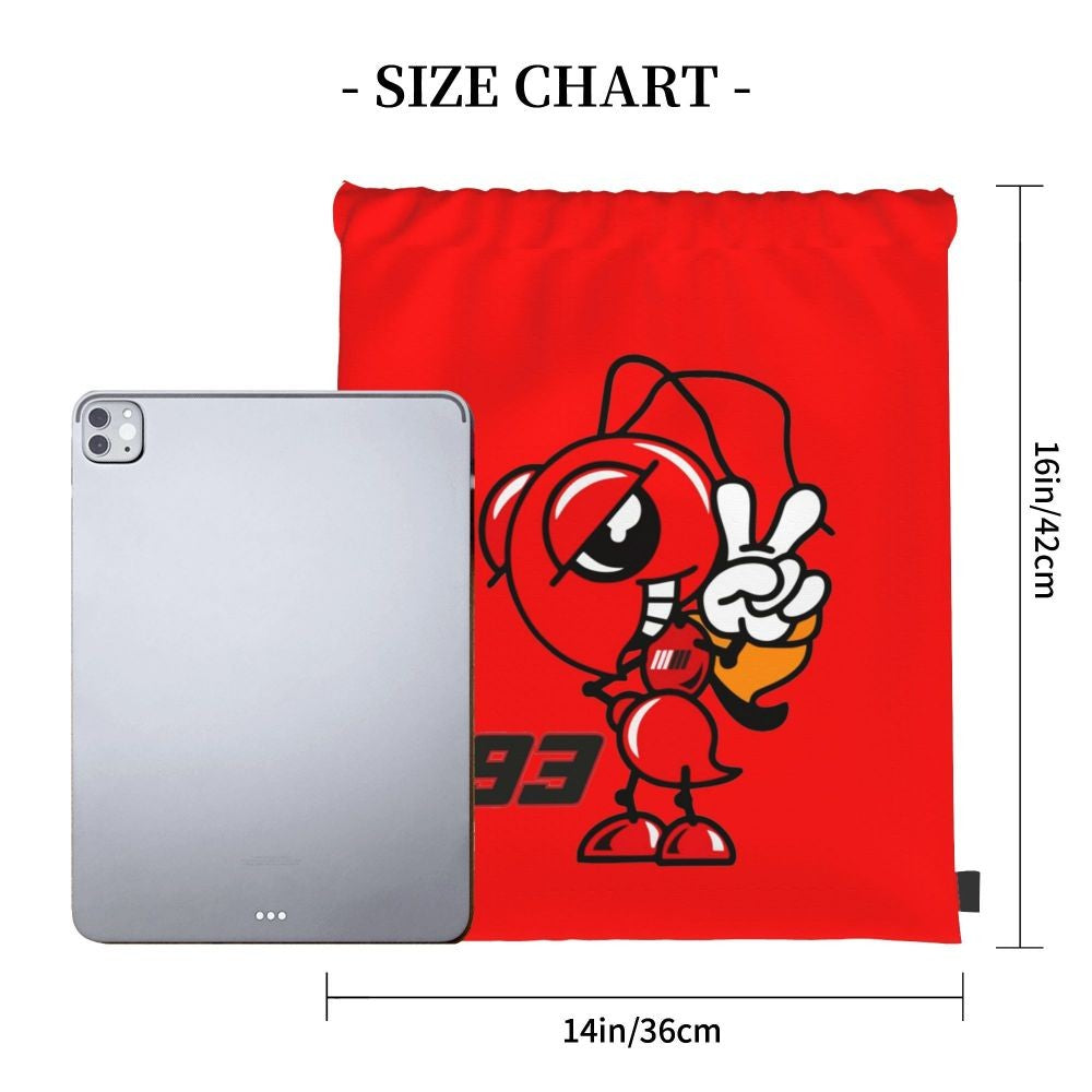 Motorcycle Marc Marqueze 93 Backpacks Casual Drawstring Bags Sports Bag Book Bags For Man Woman School