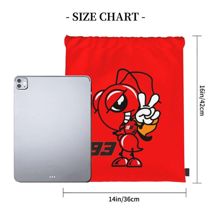 Motorcycle Marc Marqueze 93 Backpacks Casual Drawstring Bags Sports Bag Book Bags For Man Woman School
