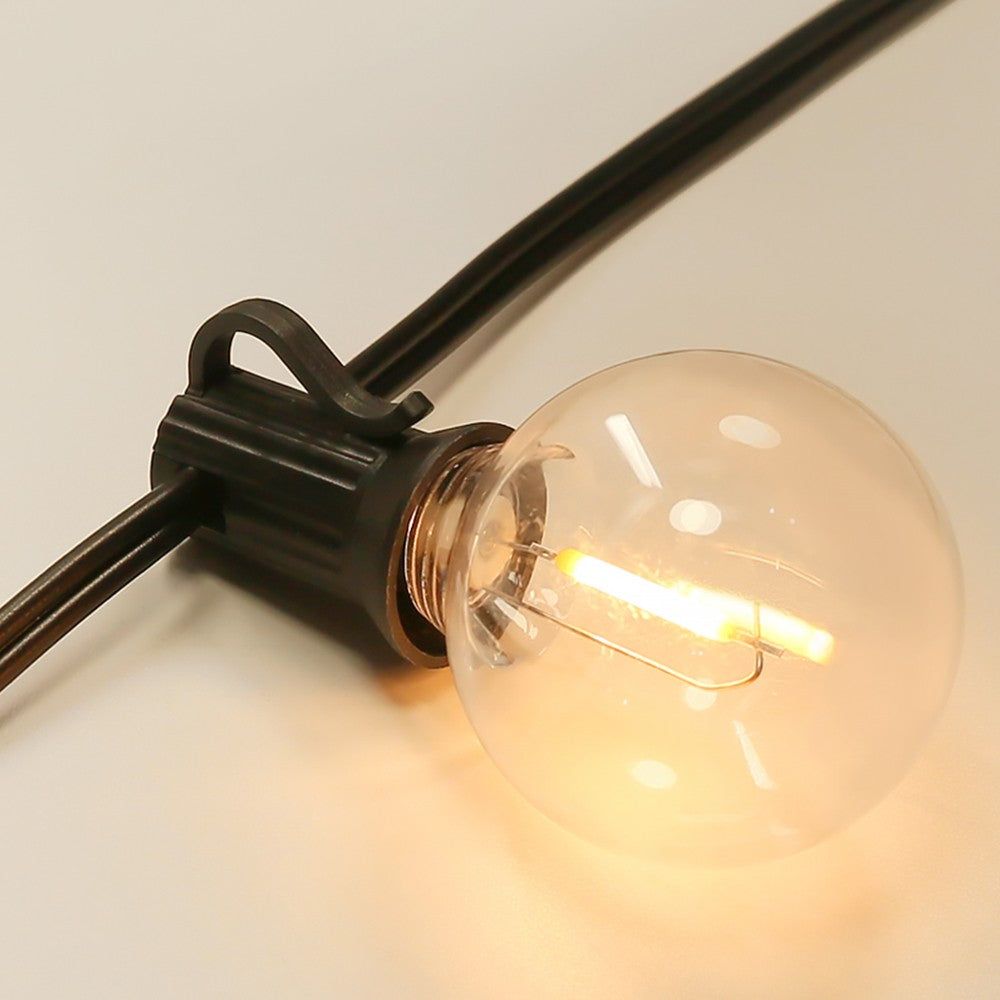 Outdoor LED Waterproof G40 String Light EU Plug Shatterproof Light Bulb Garden Fairy String Lights for Patio Festoon Party Decor