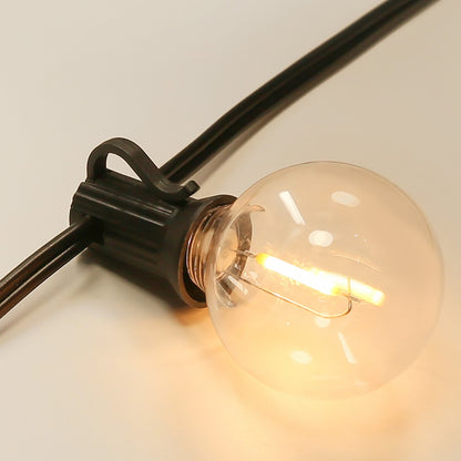 Outdoor LED Waterproof G40 String Light EU Plug Shatterproof Light Bulb Garden Fairy String Lights for Patio Festoon Party Decor