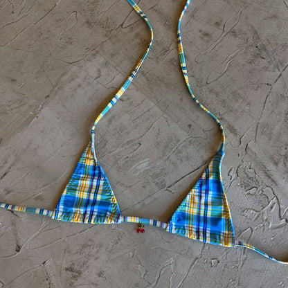 Micro Bikinis 2025 Sexy Women Swimsuit Swimwear Female Brazilian Bikini Set Biquini Bathing Suit Plaid Swimming Suits Beachwear