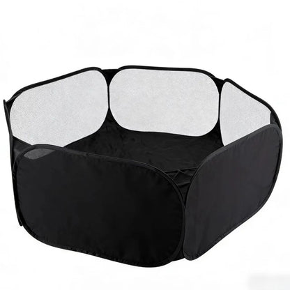 Portátil Pequena Gaiola para Animais de Estimação Transparente Tenda Gaiola para Gatos e Cães Cercado Dobrável Aberto para Cães Hamsters Coelhos Porquinhos-da-Índia