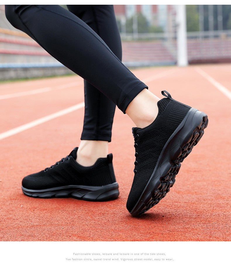 Novos Tênis Femininos Casuais Sapatos da Moda Respiráveis para Caminhada em Malha Sapatos Baixos Femininos 2024 Tenis Feminino Branco Sapatos esportivos femininos