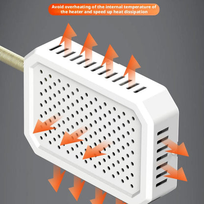 Aquecedor de Gaiola de Pássaro Seguro Controle de Temperatura Constante Economia de Energia Impermeável à Prova de Poeira Resistente à Mordida Suporte Ajustável para M6R6
