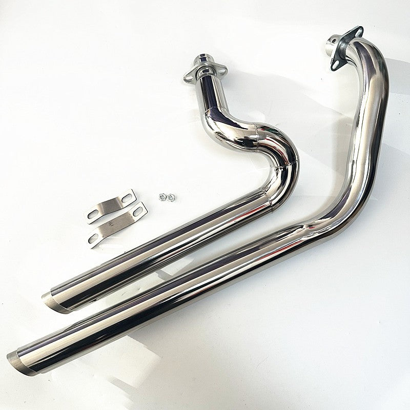For Motorcycle Exhaust Pipe W/ Muffler Removable Honda Steed Shadow VT400 VT600 VLX400 VLX600 VT600C VT400C VLX600