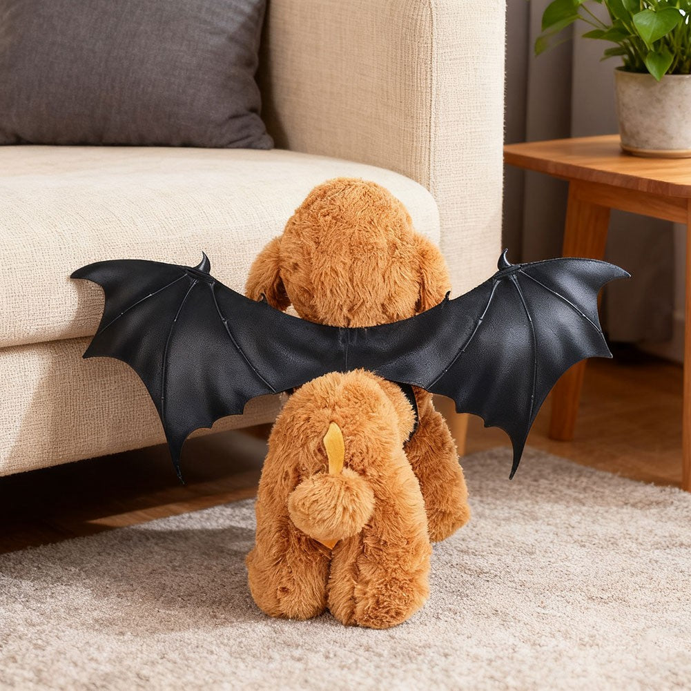 Fantasia de Halloween para Pets, Decoração de Asas de Morcego para Festa, Acessórios Engraçados de Asas de Morcego para Pets, Acessórios de Cosplay, Roupa com Asas