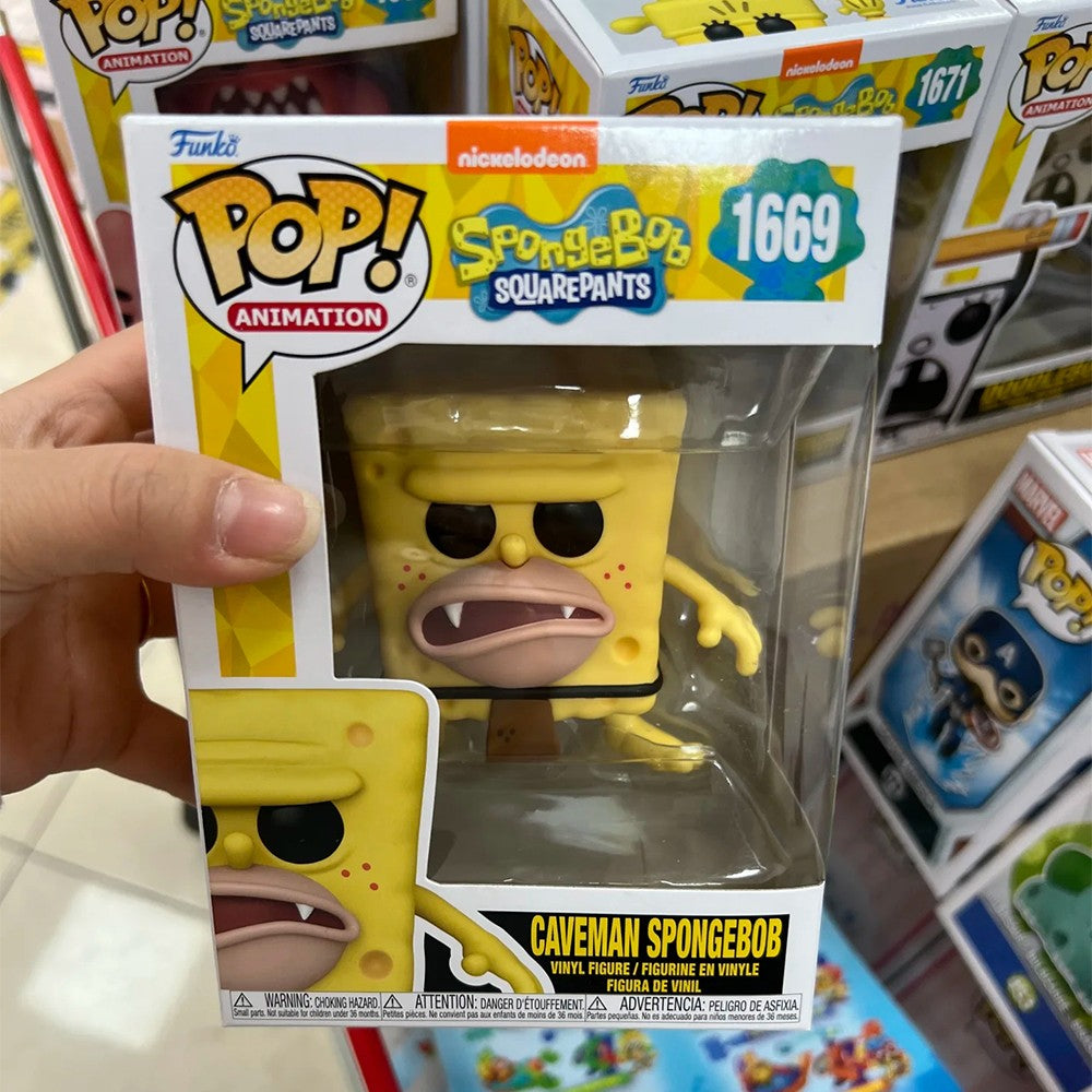 Anime Bob Esponja Modelo Funko Pop Calça Quadrada Boneco de Ação Tentáculos Figura de Vinil Decoração de Mesa Enfeite Brinquedo Edição Limitada Presente