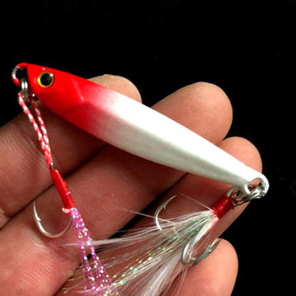 Iscas de Pesca Brilhantes Jigs 15g/6cm 7g/10g/20g/25g Isca Jigbait Arremesso Costeiro Anzóis Isca de Metal Iscas Artificiais Venda de 1 Peça