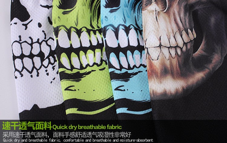Quick-Dry Skull Face Mask - Breathable Sun Protection for Cycling & Outdoor Sports