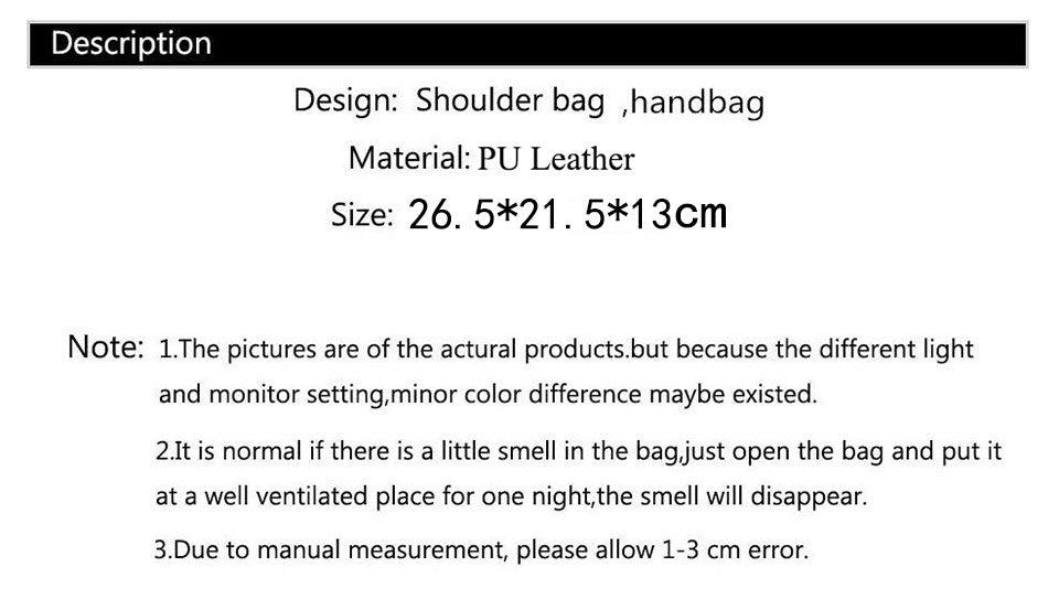 Women PU Leather Handbags Ladies Large Tote Bag Female Square Shoulder Bags Bolsas Femininas Sac New Fashion Crossbody Bags