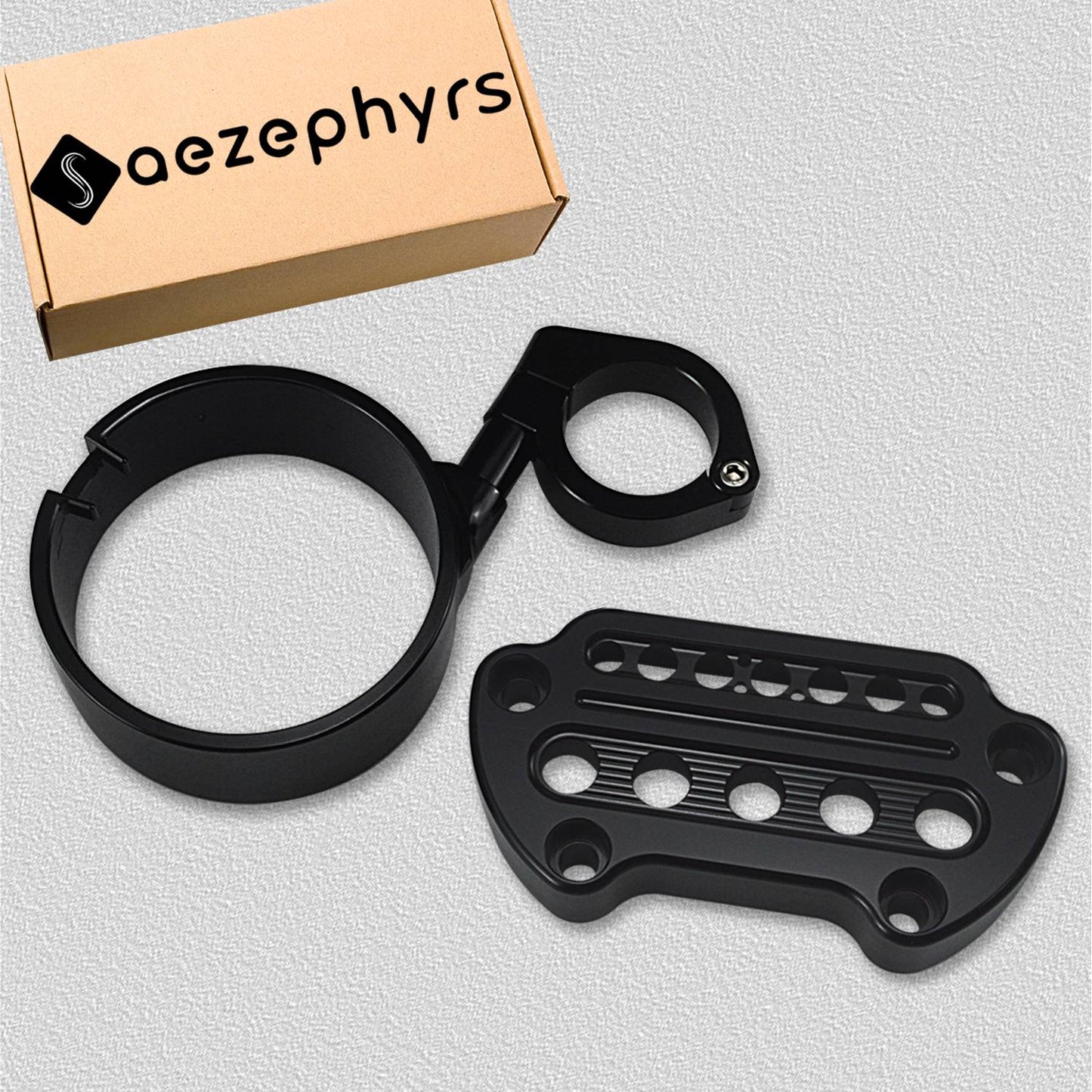 Capa de Suporte de Velocímetro Lateral/Remoção para Motocicleta Braçadeira Superior Guidão Riser Mount para Harley Sportster Iron XL883 Forty-Eight 95-20