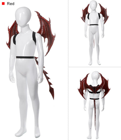 Animal Cospty Dragon Costume Purim Christmas Gift Carnival Party Cosplay Set Wing and Tail faucet Costume
