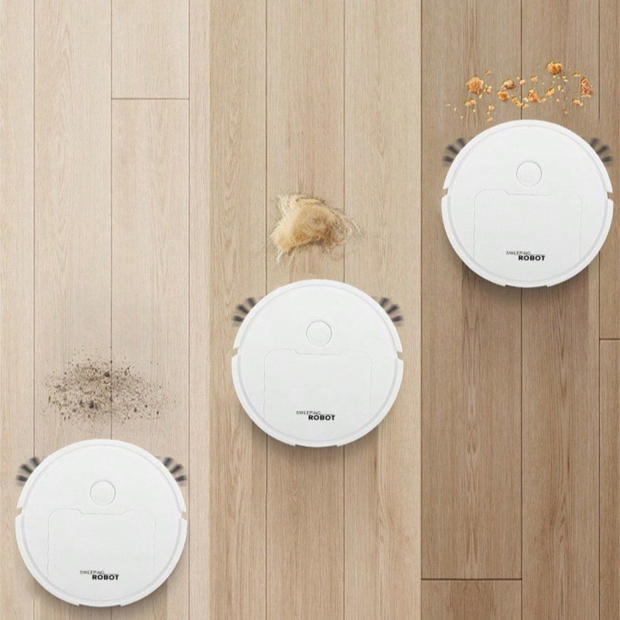3-In-1 Robot Vacuum & Mop Combo, Strong Suction for Pet Hair & Hard Floors