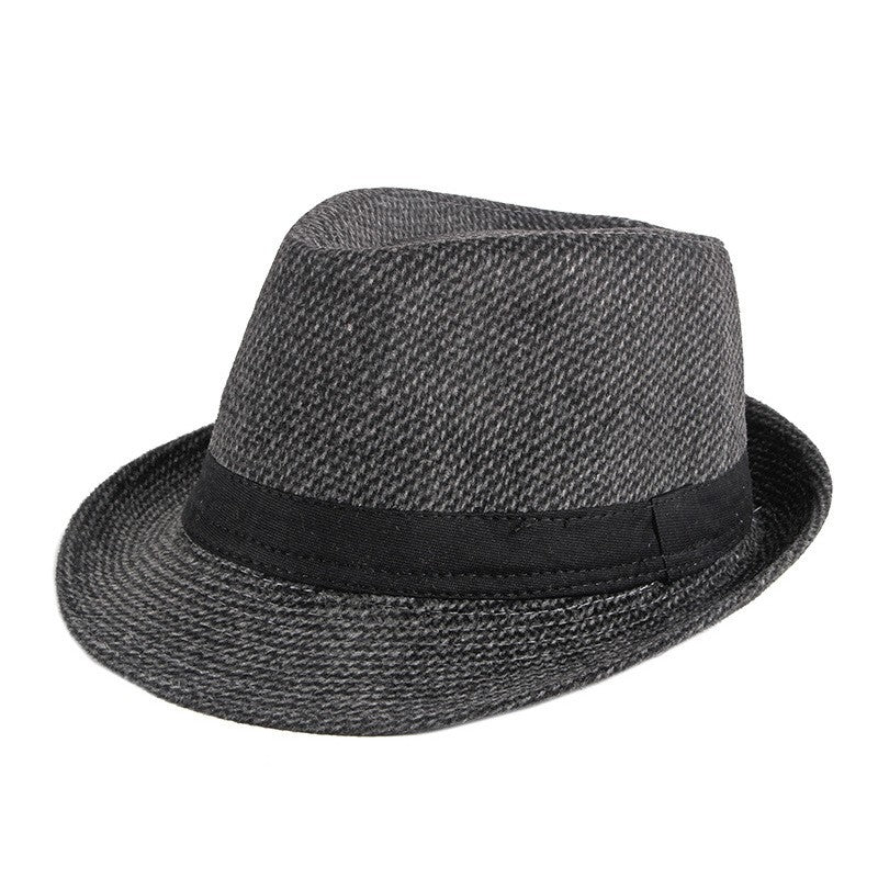 Chapéu de Lã para Casamento Primavera Verão para Homens de Meia-Idade, Casal, Moda Outono Inverno, Festa Xadrez, Design de Luxo, Chapéu Jazz Fedora para Mulheres