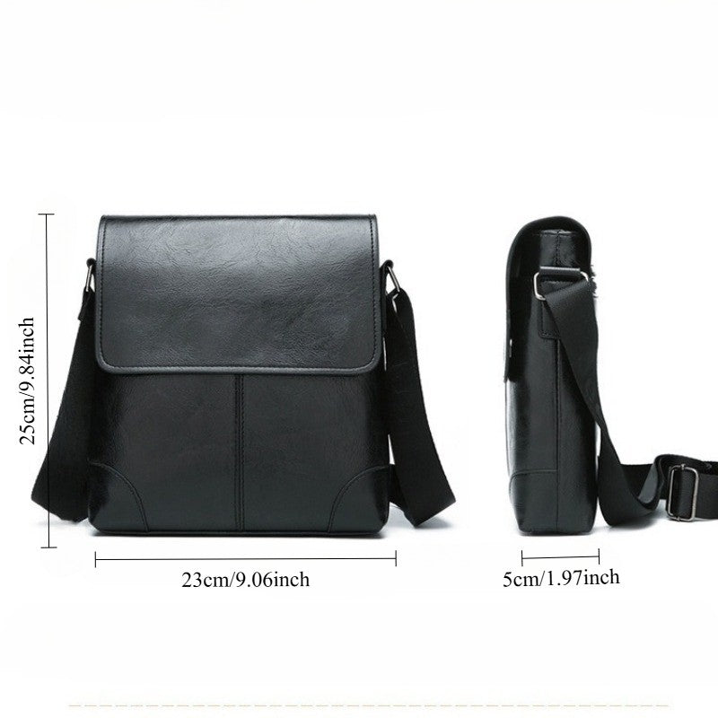 Men Shoulder Bags For IPAD Leather Business Handbag Men Messenger Bag Large Side Sling Bag Fashion Man Crossbody Bag