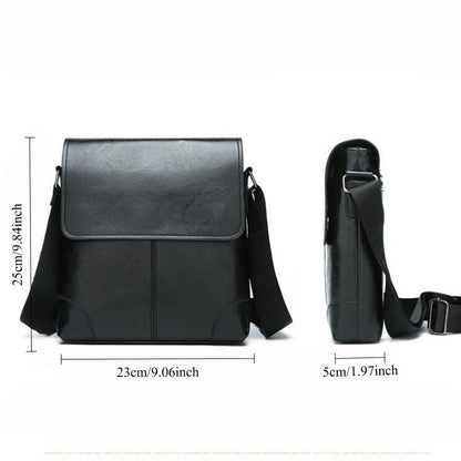 Men Shoulder Bags For IPAD Leather Business Handbag Men Messenger Bag Large Side Sling Bag Fashion Man Crossbody Bag