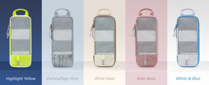 BAGSMART 6 Set Compression Packing Cubes for Travel Lightweight Luggage Organizer Bags Durable Space Saver Bags Travel Essential