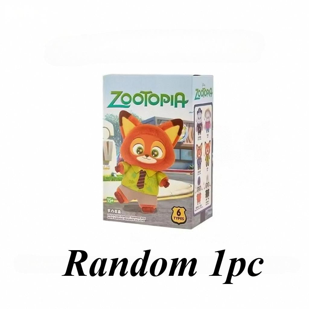 Novo em estoque Zootopia 2 Pelúcia Vinil Chaveiro Caixa Surpresa Brinquedo Colecionável Presente para Meninas Animais Mistério Brinquedos Tendência Infantil