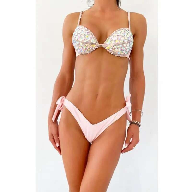 2025 New Swimsuit High Waist Nightclub Dress Bikini