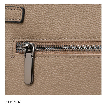 Genuine leather women's bag original first layer cowhide women's hand shoulder simple tote bag occupation