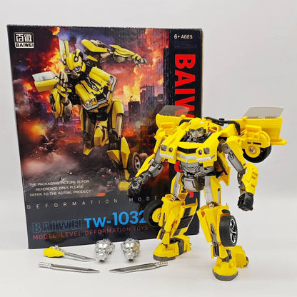 BAIWEI TW1032 Transformação TW-1032 TW1032B TW-1032B Bee A Ascensão das Feras Filme 7 KO SS100 Filme Boneco de Ação Robô Brinquedos