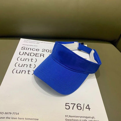 New cotton sports and leisure men, women and children can empty top hat, hat, tennis hat, sun protection outdoor running hat