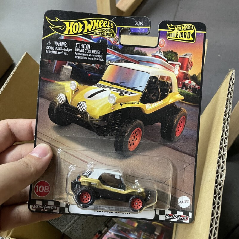 Hot Wheels Premium Boulevard Diecast Cars Datsun Toyota Meyers Ford Volkswagen Kafer Collectible 1:64Car Vehicle Alloy Model Toy