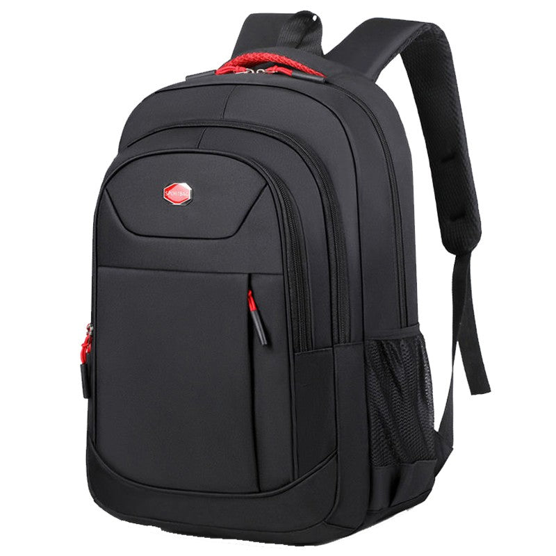 Mochila Unissex de Ombro Duplo - Cor Sólida - Viagens a Negócios, Viagens Profissionais, Deslocamentos Diários, Uso Casual