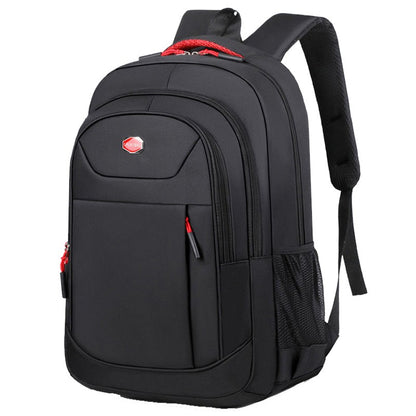 Mochila Unissex de Ombro Duplo - Cor Sólida - Viagens a Negócios, Viagens Profissionais, Deslocamentos Diários, Uso Casual