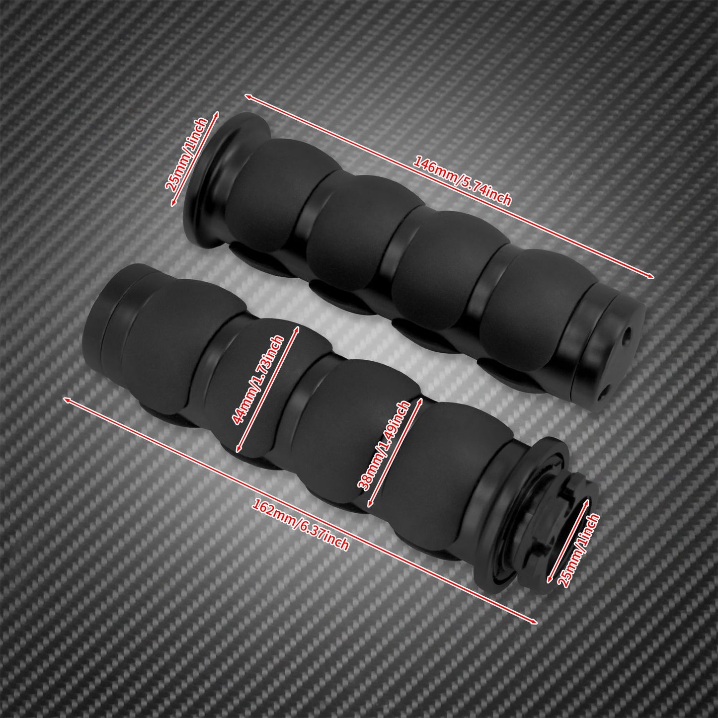 1" Motorcycle Hand Grips 25mm Handlebar Handle Bar For Harley Touring FLHR Softail Fat Boy Sportster XL 883 1200 Dyna For Honda