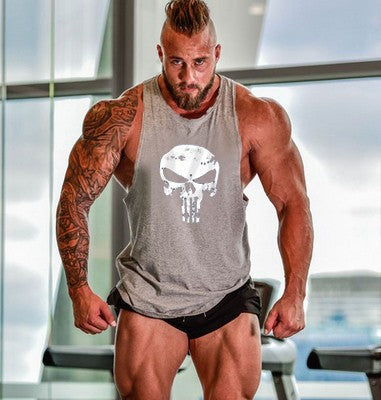 Gym T-shirts Suspenders Man Stringer Fitness Shirt Bodybuilding Shirt Men Top for Fitness Vests Men's Vest Sleeveless Sweatshirt