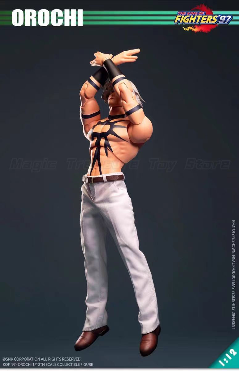 ?Pré-venda?Tunshi Studio TS-015 THE KING OF FIGHTERS '97 Orochi Sun God SNK Autorizado Genuíno Boneco de Ação 1/12 Modelo Brinquedo
