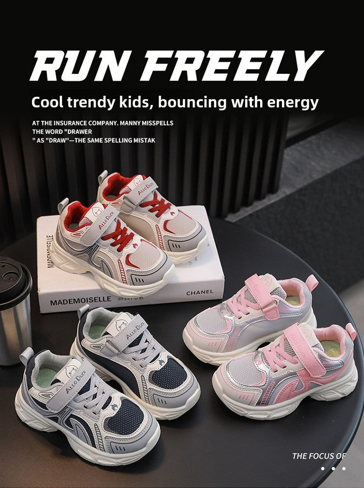 2025 Spring Autumn New Boys Kids Sport Shoes Girl Baby Toddler Mesh Breathable Casual Running Shoes Soft Soled Children Sneakers