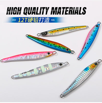 JIGGING PRO Jugulo Jig 15g 20g 30g 40g 60g Casting Jig Pesca de Costa Metal Jig Isca Pesca Marítima