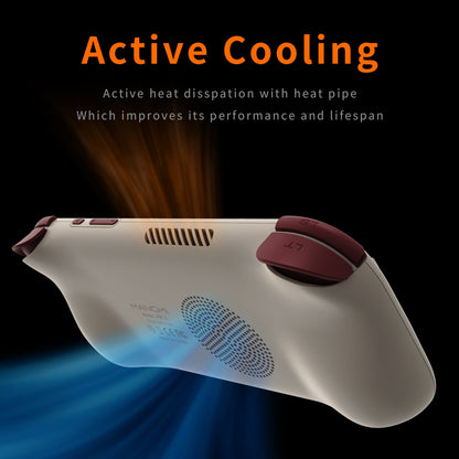 MANGMI AIR X Handheld Game Console with Qualcomm Snapdragon 662 5.5'' Touchscreen Android14 Fast Charging Active Cooling Fan RGB