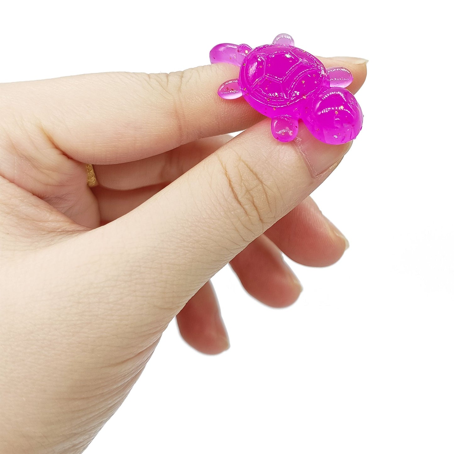 10-30 Pcs Kids Rainbow Colored Sticky Retractable Turtle Stress Relieving Toy Boys Girls Of Reward Gift Birthday Party Favors