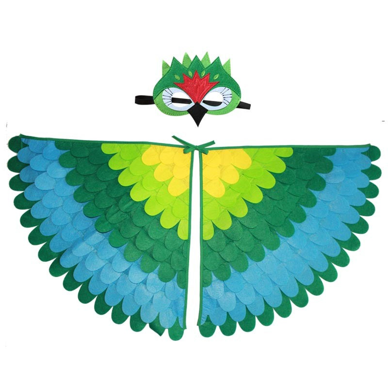 Kids Animal Costume Birds Felt Wings Fun Cosplay Halloween Costumes Butterfly Wing