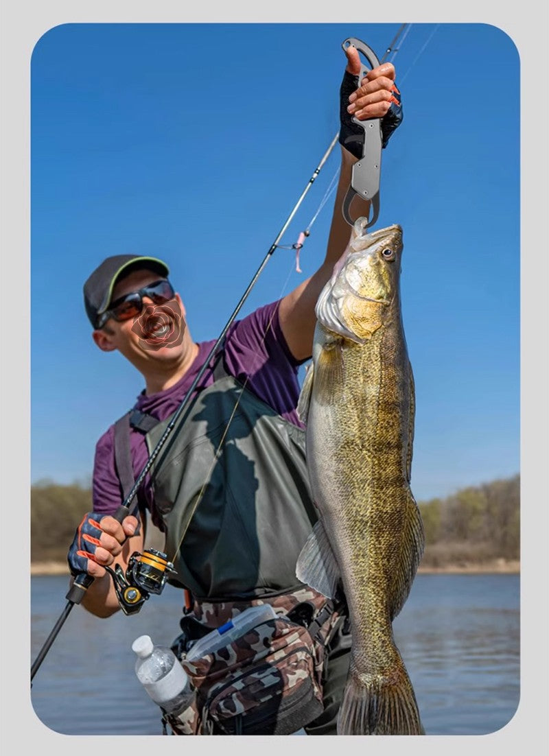 Shawto Liga de Alumínio Pesca Pinça Profissional Ferramenta de Pega de Lábio de Peixe Tesoura de Peixe Clipe de Controle de Peixe Alicates de Equipamento