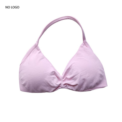 ARFTE Strappy Bra Gym Top Backless Yoga Bra Removable Cups Women Workout Clothing Seamless Bras Scrunch Workout Yoga Tank