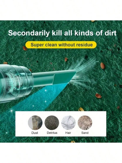 Portable Car Vacuum Cleaner, 3500Pa Suction Power, Handheld Design, USB Rechargeable, Suitable for Cleaning Cars and Homes