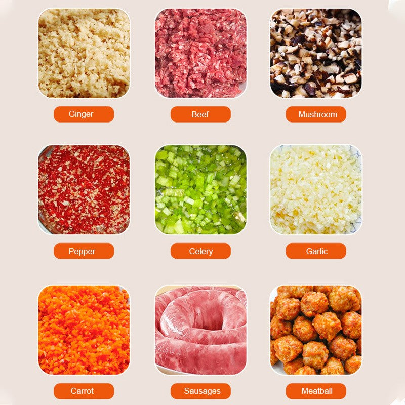 Moedor de Carne, Enchedor de Linguiça, Moedor de Carne Elétrico Enchedor de Linguiça para Cozinha Doméstica e Uso Comercial