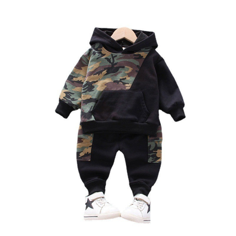 New Spring Autumn Children Clothing Baby Girl Clothes Boys Casual Hooded T-Shirt Pants 2Pcs/Sets Toddler Costume Kids Tracksuits