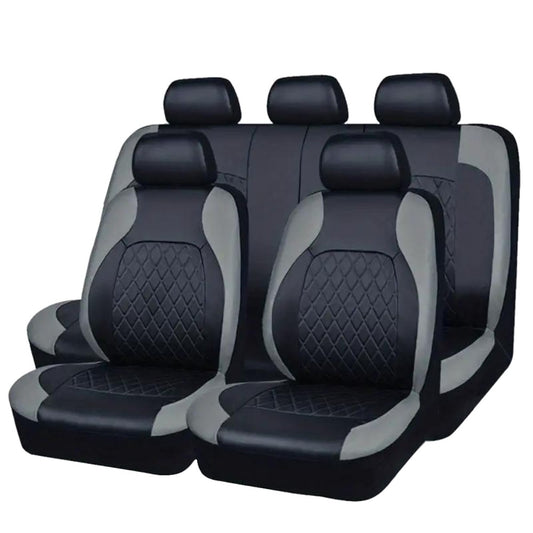 Universal Car Seat Covers PU Black Fashions Sports Seat Covers PU Car Seat Cover Universal Interior Accessories