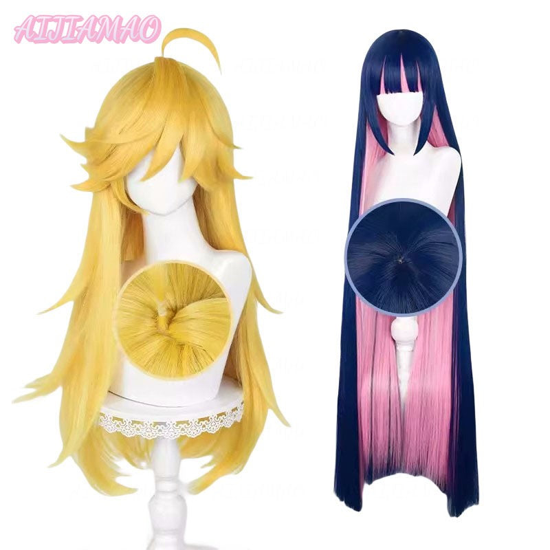 Anime Panty & Stocking with Garterbelt Cosplay Wig Stocking Anarchy Panty Anarchy Cosplay Wig Stocking Panty Party Role Play Wig