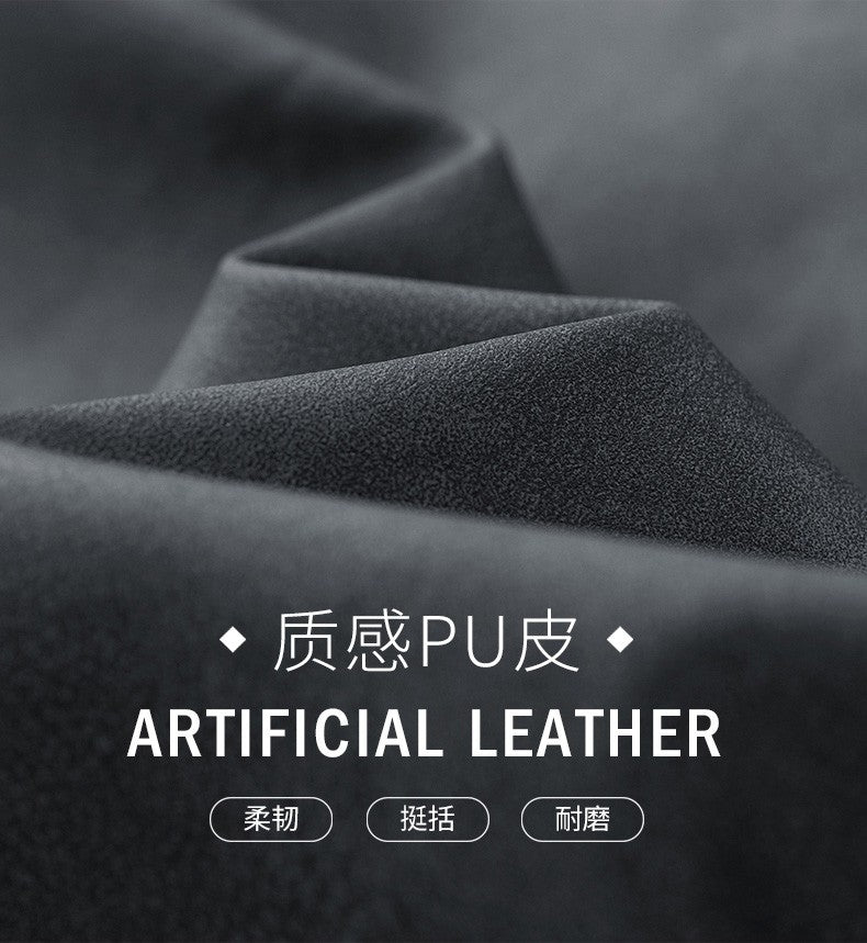 Fashion Trend Korean Slim Fit Casual Men's Leather Jacket Motorcycle Jacket New Spring and Autumn Men's Slim PU Leather Jacket