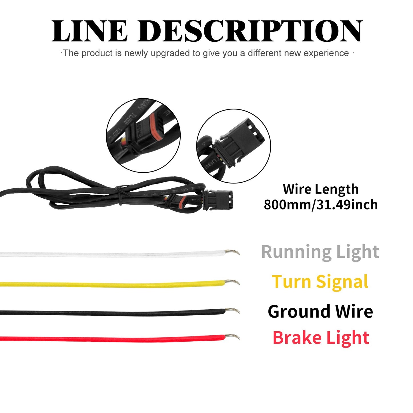 Motorcycle LED Brake Turn Signal Light Rear Fender For Harley Softail Breakout 2013-2023 2024 Fat Boy FXDR Mudguard Lamp Cover
